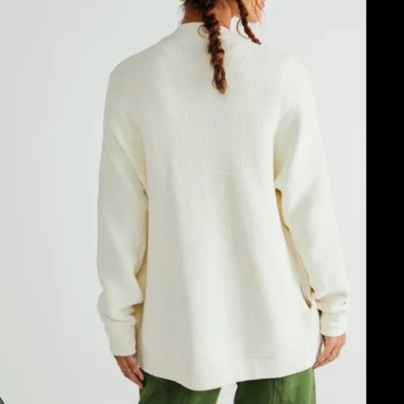 47. free people ottoman cardigan ecru white - Picture 3 of 4